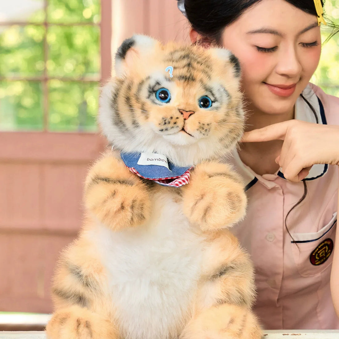 Bear Hugs Realistic Tiger Simulation Plush Backpack