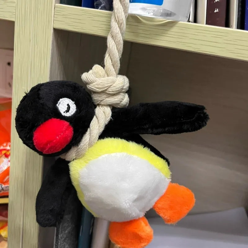 Hanging Noose Pingu Plush Keychain