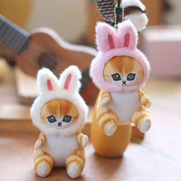 Mofusand Cat Meow Bunny Keychain
