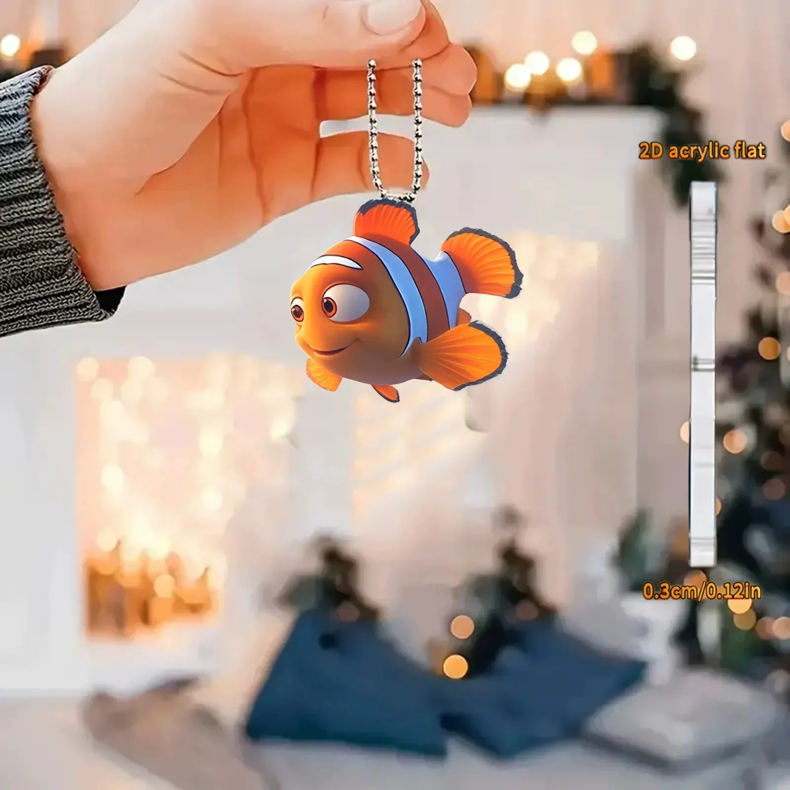 Nemo Splashy Smiles Acrylic Keychain