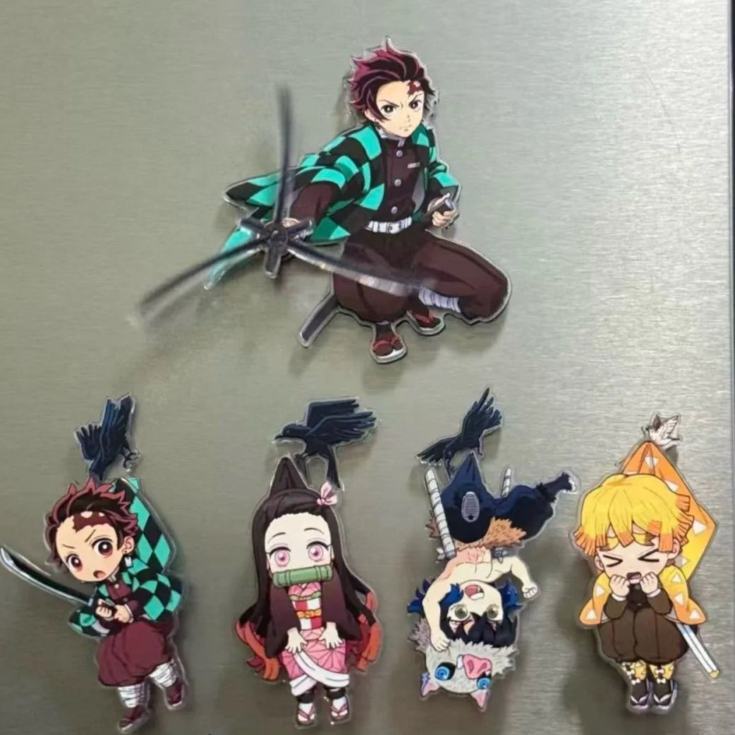Demon Slayer 360° Rotating Acrylic Fidget Magnets