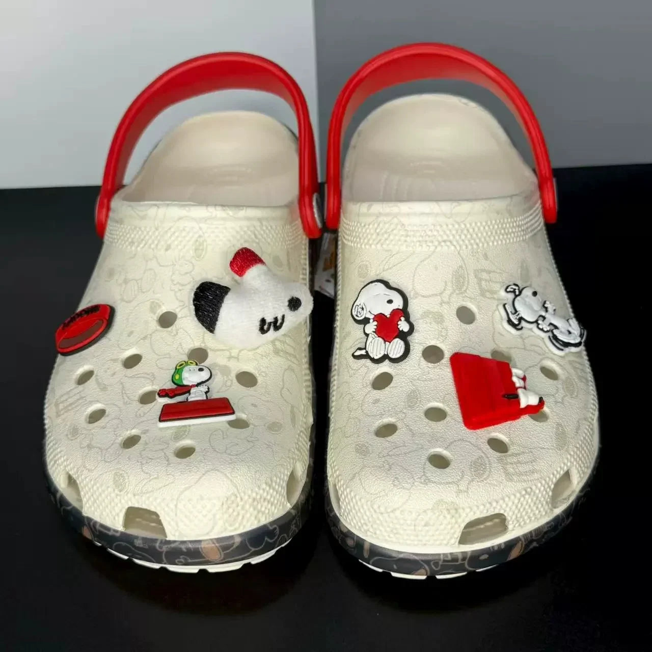 Snoopy Street Art Fancy Clogs