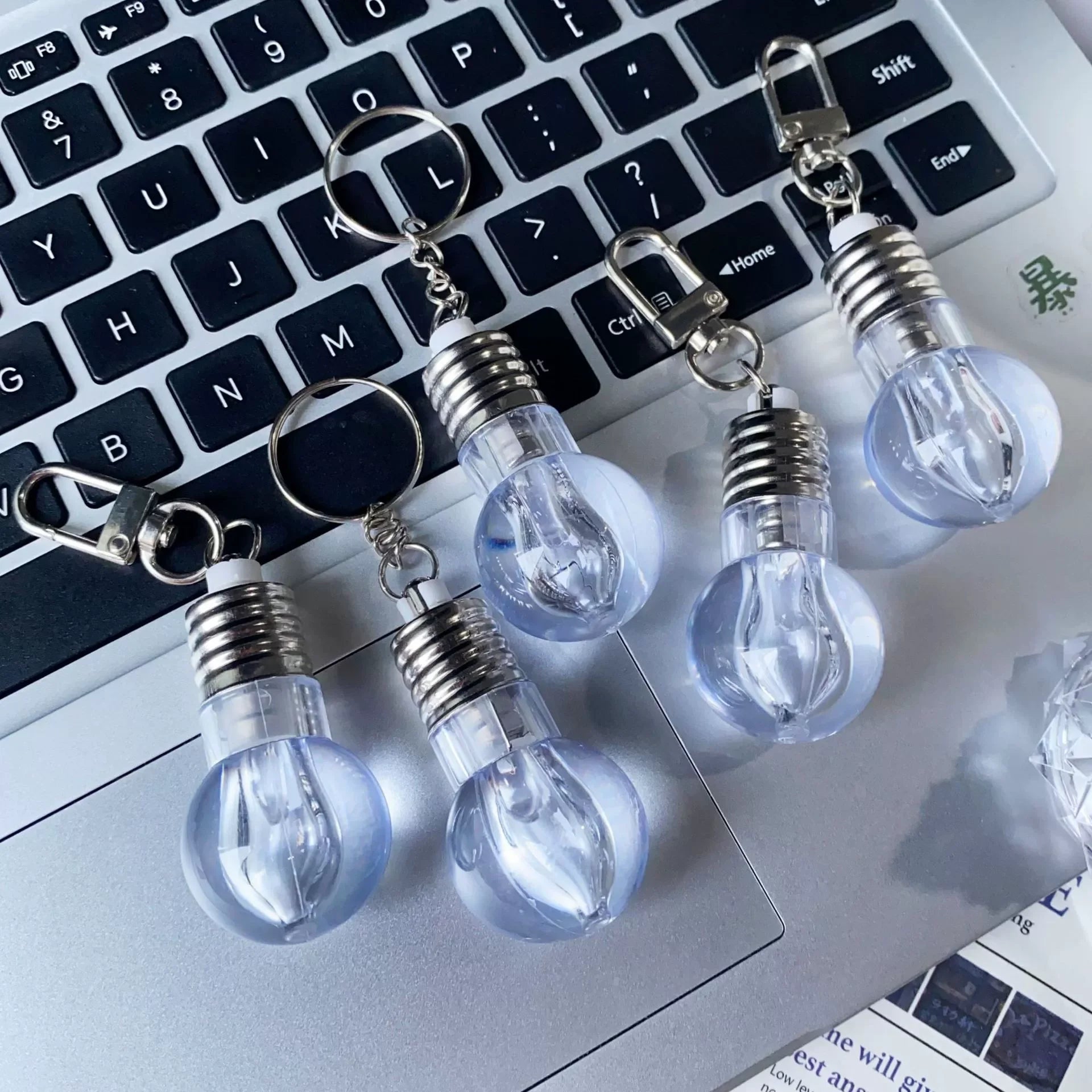 Idea Bulb LED Keychain