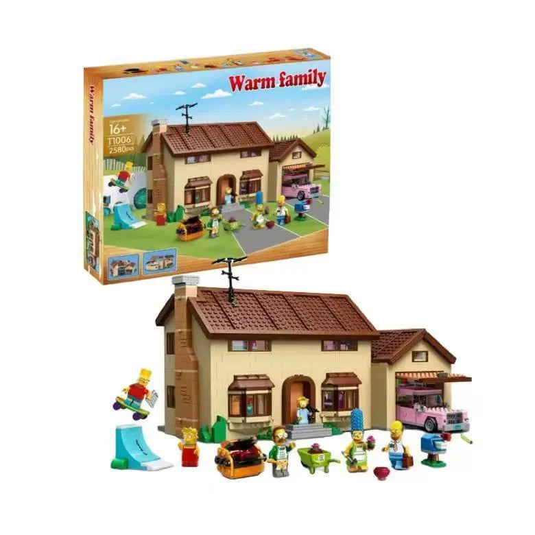 The Simpsons 742 Evergreen Terrace House Building Blocks
