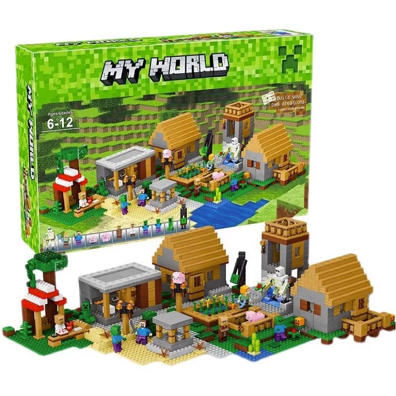 Minekraft Village Building Blocks