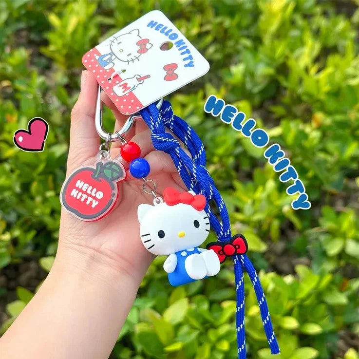 Genuine Hello KT Classic Red-Blue Keychain