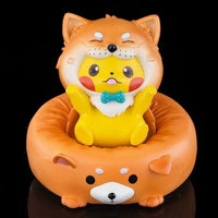 Pokimoen Pikachu Dog Party Figurine (13 cm)