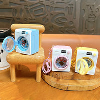 Mini Drum Washing Machine LED Fidget Keychain