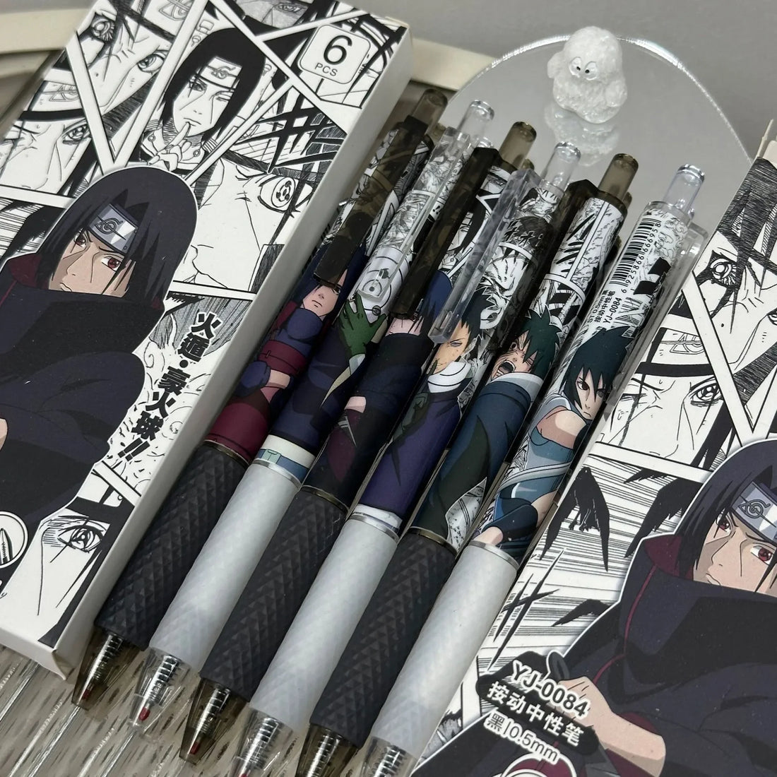 Naruto Uchiha Legacy Gel Pen (Set of 6)