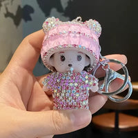 Monchhichi Luxury Sparkling Stones Keychain