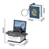 Pop-up Aircraft Carrier Folding Keychain