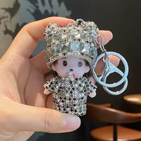 Monchhichi Luxury Sparkling Stones Keychain