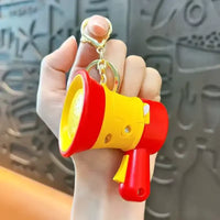 Play Voice Recording Trumpet Keychain
