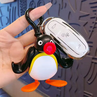 Pingu Waddle Wiggle Pull String Keychain