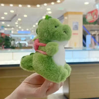 Dinosaur Fruit Bag Plush Keychain