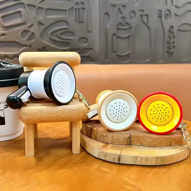 Play Voice Recording Trumpet Keychain