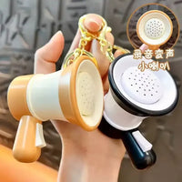 Play Voice Recording Trumpet Keychain