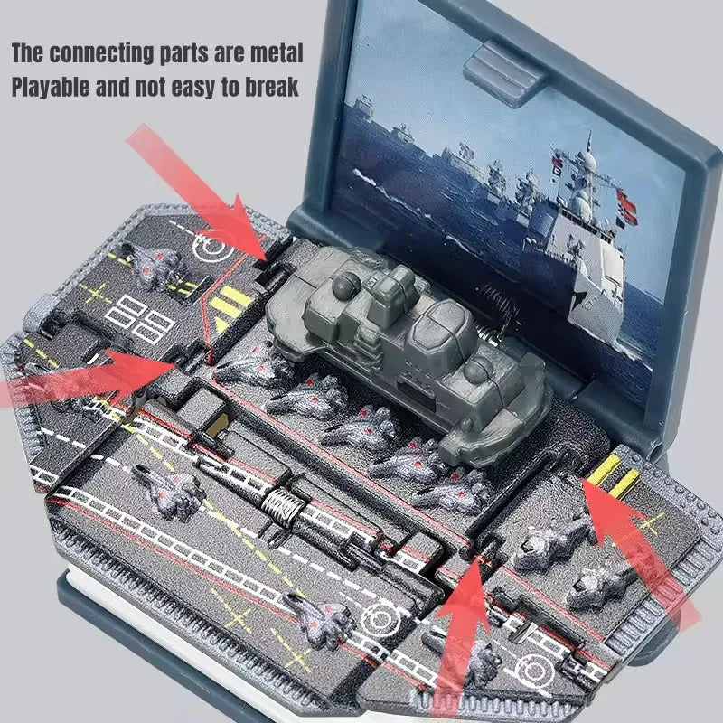 Pop-up Aircraft Carrier Folding Keychain