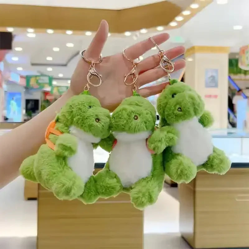 Dinosaur Fruit Bag Plush Keychain