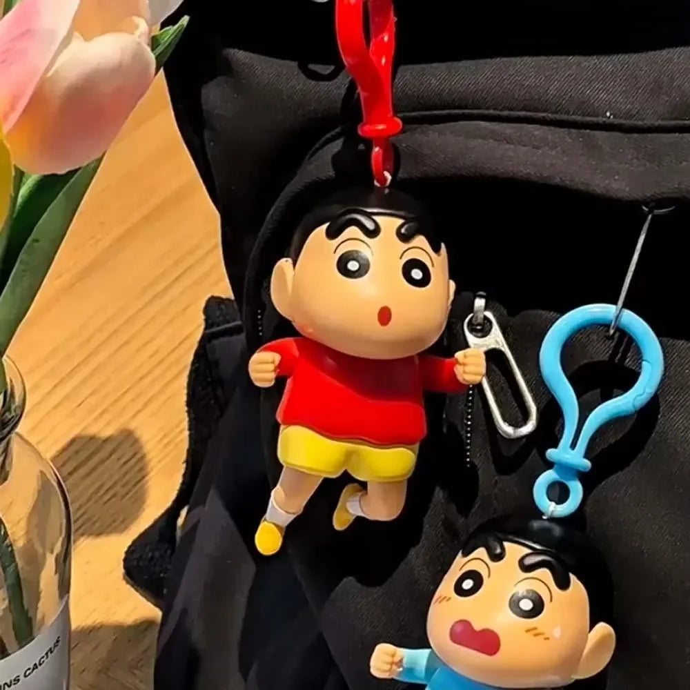 Shinichan Race-Ready Pull String Keychain