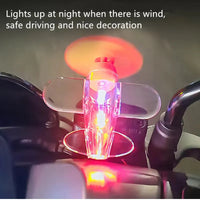 Aero-Glow Wind-Powered LED Vehicle Light