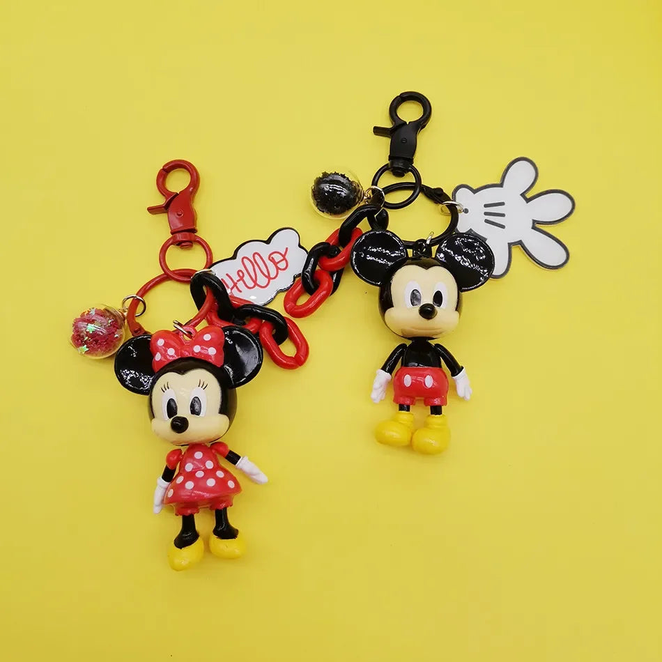 DZNY Glossy Chained Charm Keychains