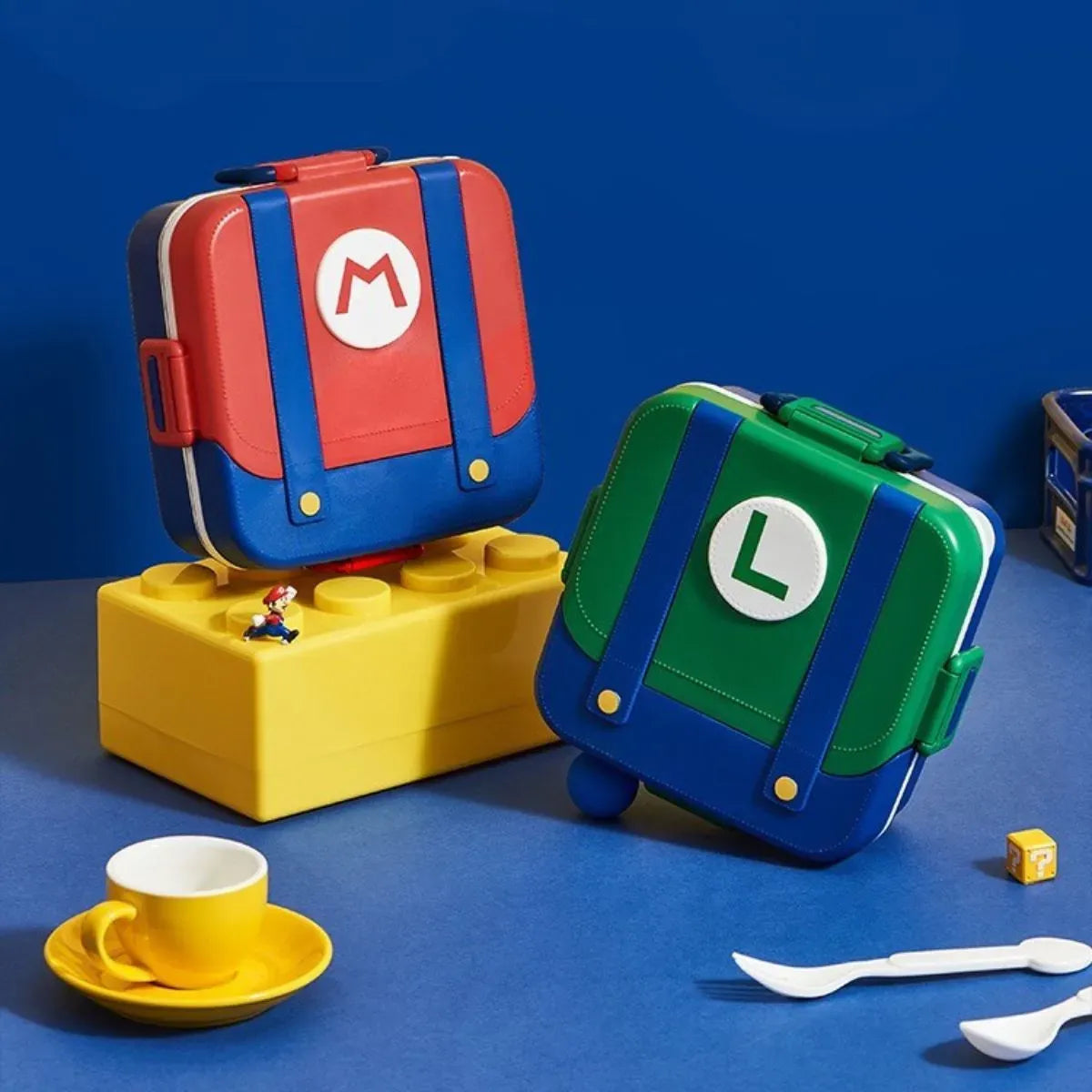 The Super Mario Bros 3-Compartment Bento Lunch Box