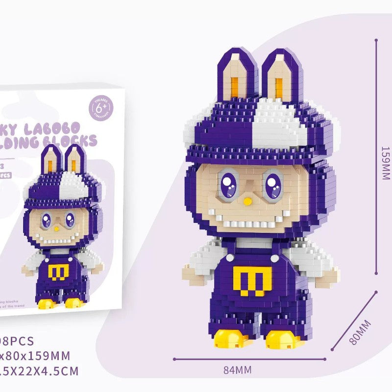 LinkGo Labubu Micro Building Blocks