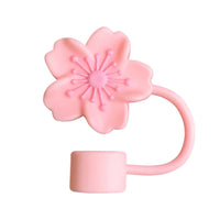 Floral Bloom Silicone Straw Topper