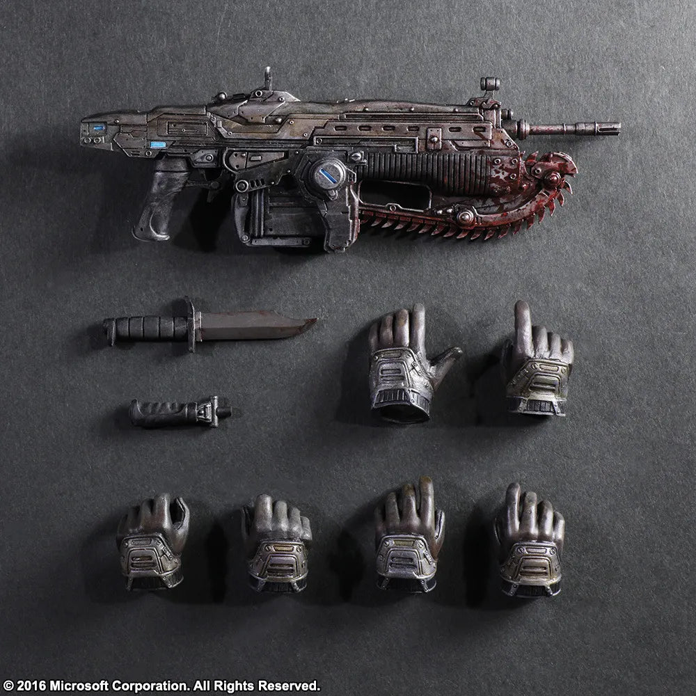 Play Arts Gears of War Marcus Fenix Figure (27 cm)