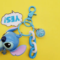 DZNY Glossy Chained Charm Keychains