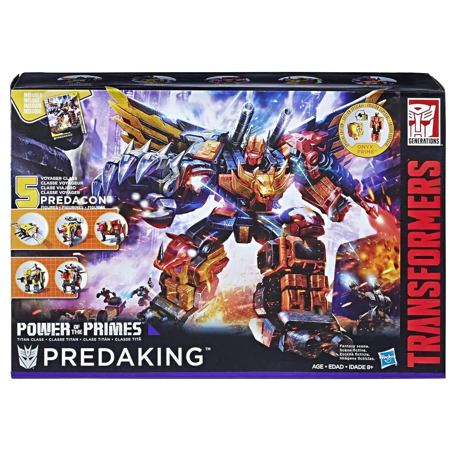 Transformers Titan Class Predaking Combiner Box Set