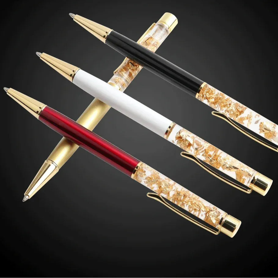 Golden Cascade Flakes Ballpoint Pen