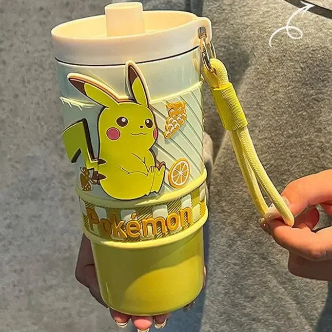 Pokimoen Thirst Quencher Straw Cup (650 ml)