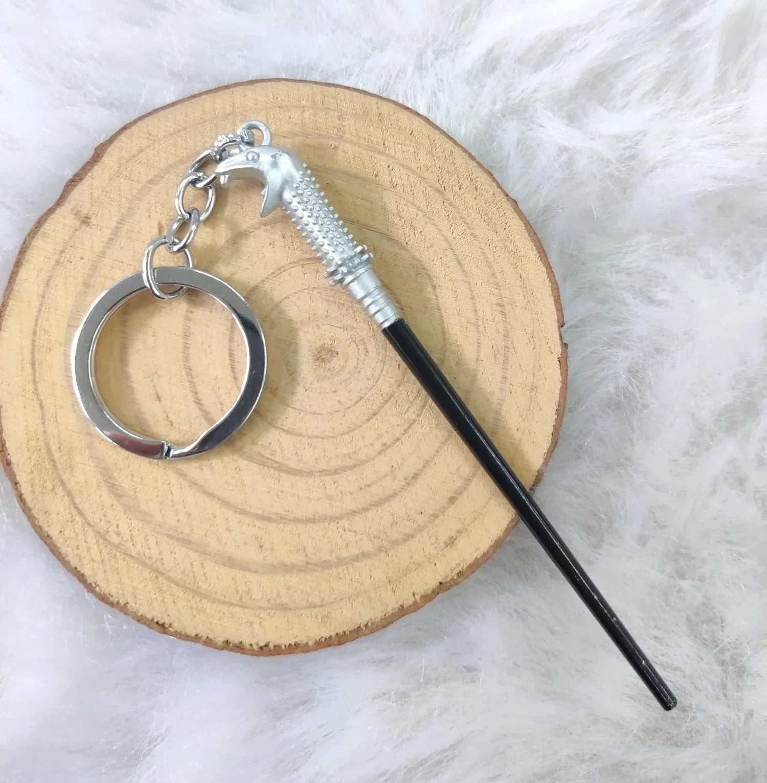 Magic Boy Metal Wand Keychains