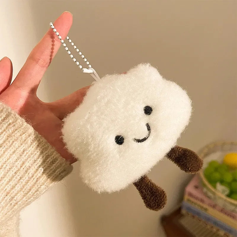 Soft Cloud Plush Keychain