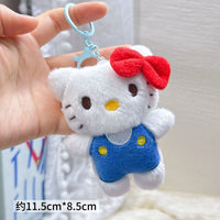 Hello Kitty Pastel Overalls Keychain