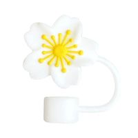 Floral Bloom Silicone Straw Topper
