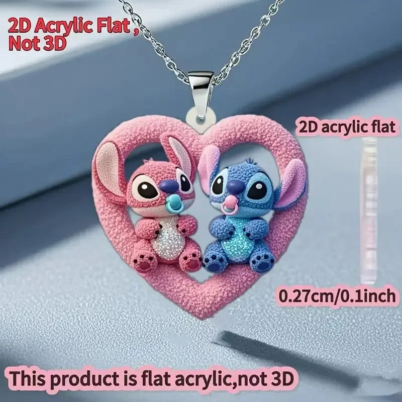 Stitch & Angel Eternal Love Keychain