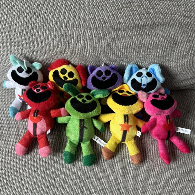 Smiling Critters Soft Stuffed Keychain