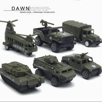 Mighty Army Vehicles Pull-back Keychain