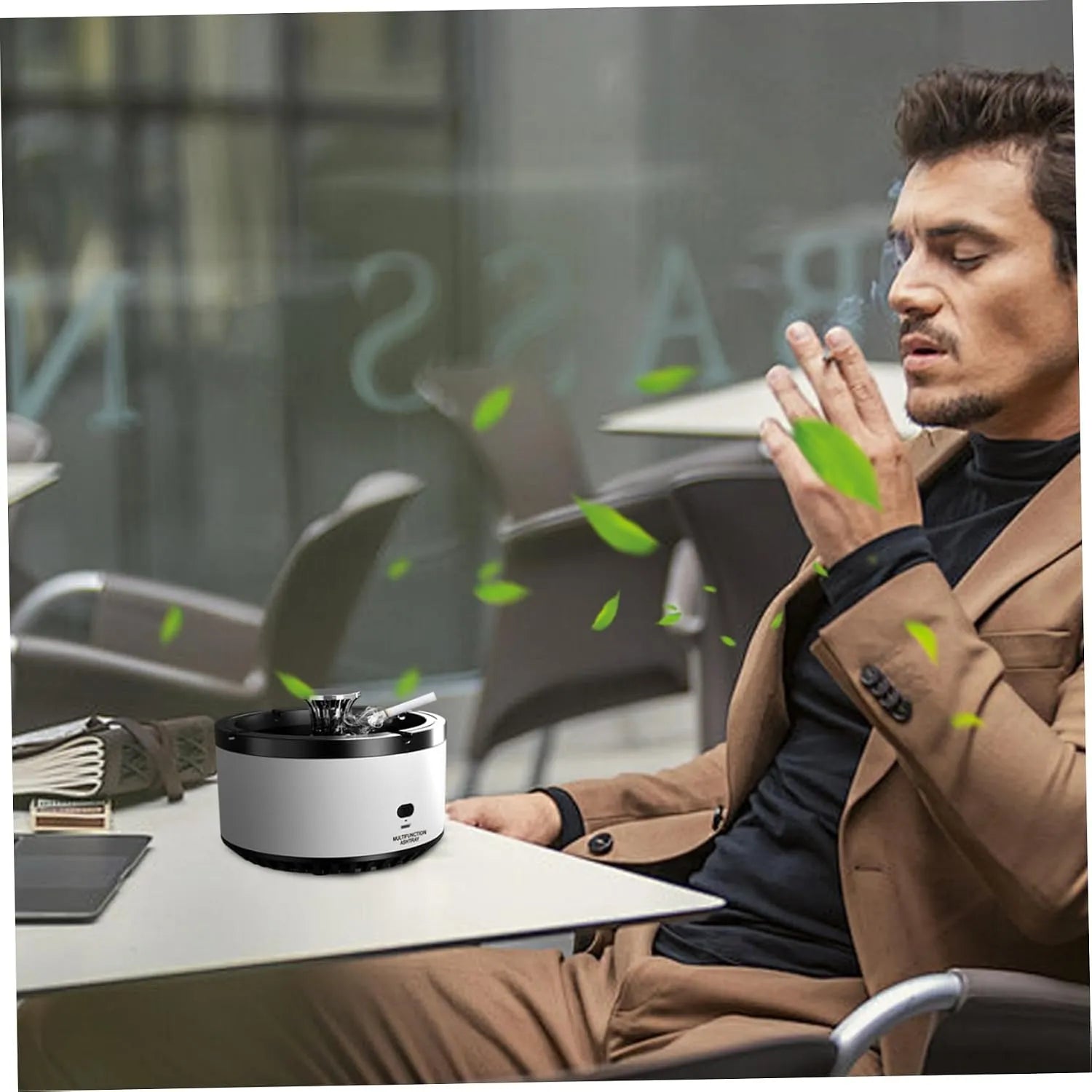 K11 Smart 2-in-1 Smokeless Desktop Ashtray
