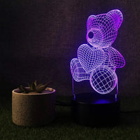 Teddy HeartLoom Love LED Lamp