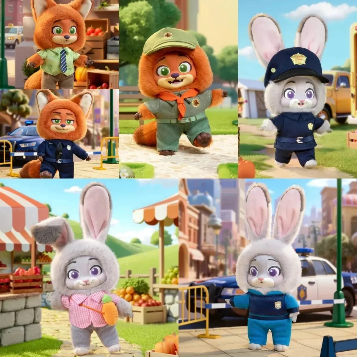 Zootopia Nick & Judy Growth Journey Blind Box