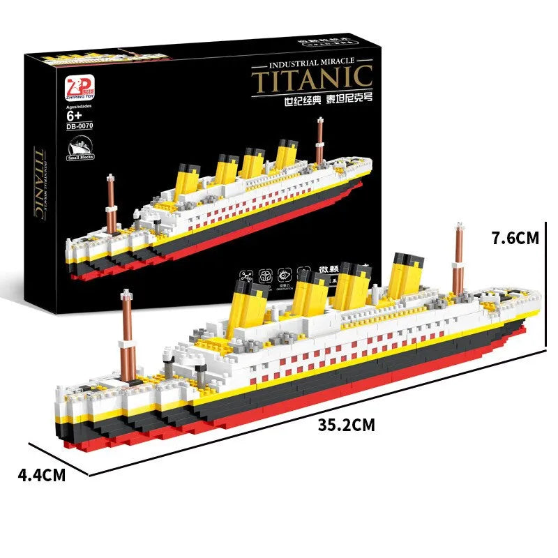 Titanic Industrial Miracle Micro Building Blocks (265 Pcs)