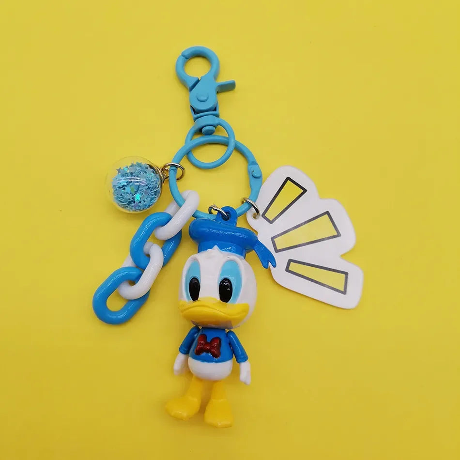 DZNY Glossy Chained Charm Keychains