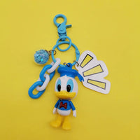 DZNY Glossy Chained Charm Keychains