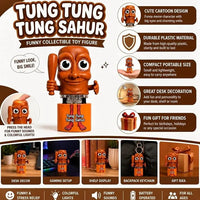 Tung Tung Tung Sahur Keyboard Clicker Fidget Keychain