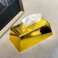 Gold Brick Novelty Tissue Box