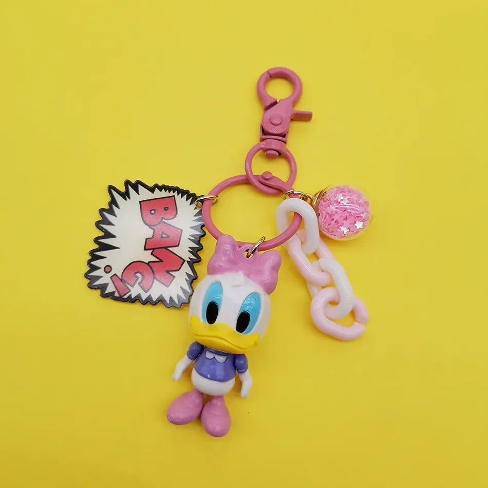 DZNY Glossy Chained Charm Keychains